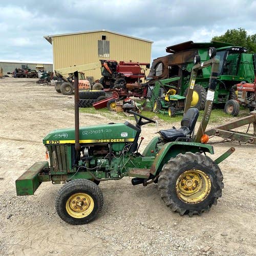 Used John Deere 670 Tractor parts.