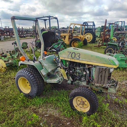 Used John Deere 670 Tractor parts.