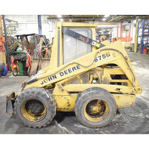 Used John Deere 675B Skid Steer Loader parts.