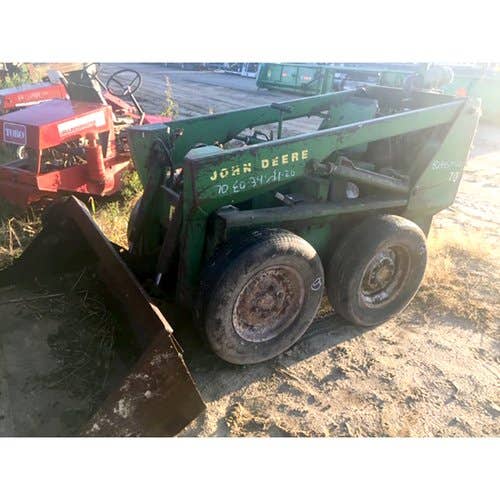 Used John Deere 70 Skid Steer Loader parts.