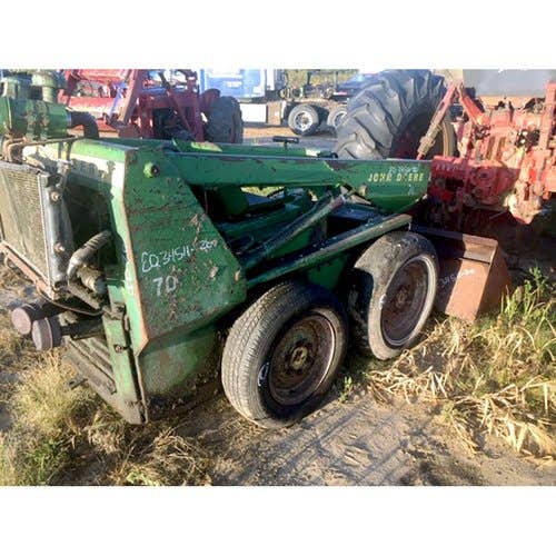 Used John Deere 70 Skid Steer Loader parts.