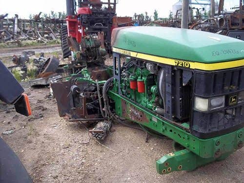 Used John Deere 7210 Tractor parts.