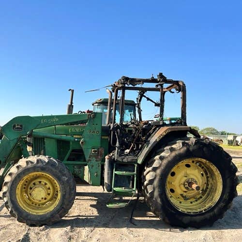 2000 Used John Deere 7210 Tractor parts.