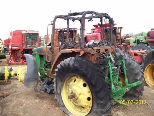 Used John Deere 7400 Tractor parts.