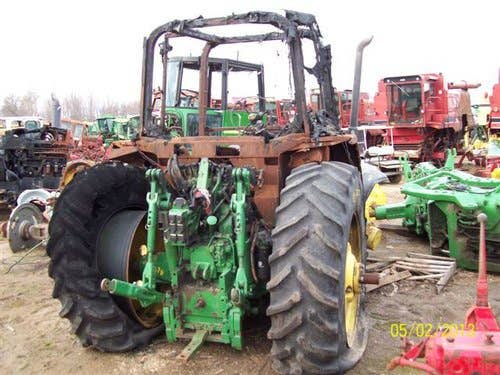 Used John Deere 7400 Tractor parts.
