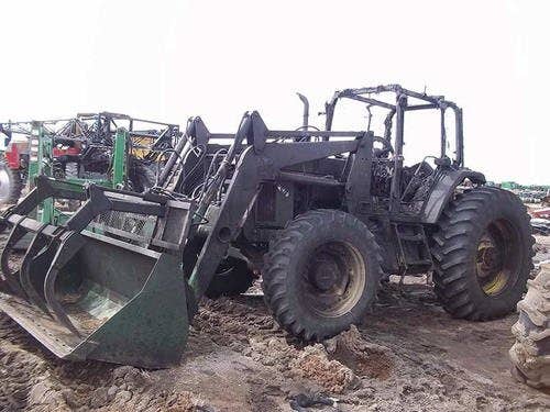 1994 Used John Deere 7400 Tractor parts.