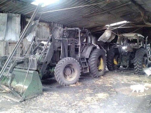 1994 Used John Deere 7400 Tractor parts.