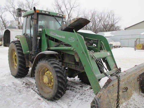 1996 Used John Deere 7400 Tractor parts.