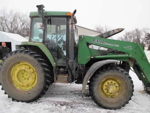 1996 Used John Deere 7400 Tractor parts.