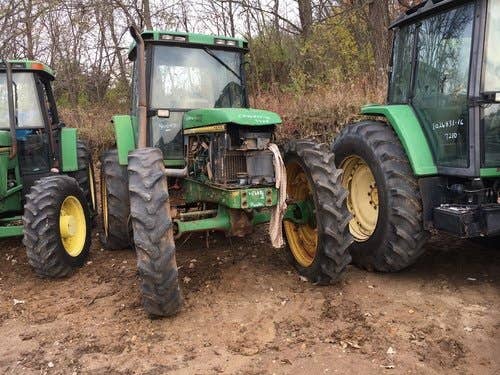 Used John Deere 7400 Tractor parts.