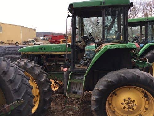 Used John Deere 7400 Tractor parts.