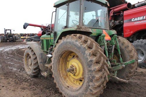 Used John Deere 7400 Tractor parts.