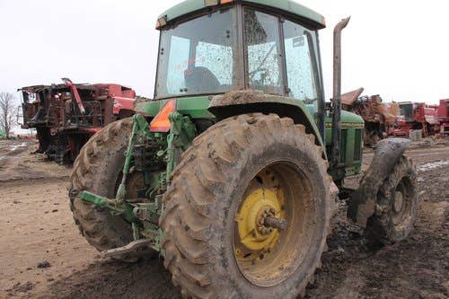 Used John Deere 7400 Tractor parts.