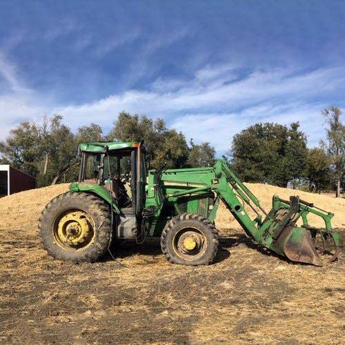 Used John Deere 7400 Tractor parts.