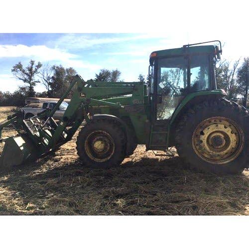 Used John Deere 7400 Tractor parts.