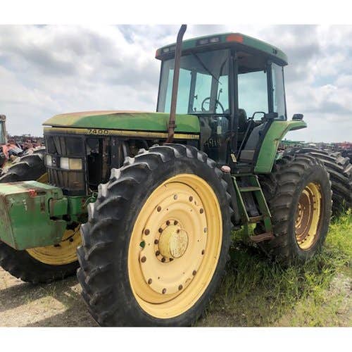 Used John Deere 7400 Tractor parts.