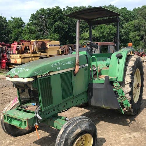 Used John Deere 7405 Tractor parts.