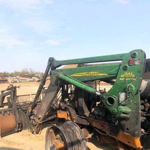 Used John Deere 741 Loader / Backhoe Attachments Parts Used John Deere 741 Loader / Backhoe Attachments Parts