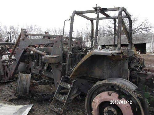 Used John Deere 7410 Tractor parts.