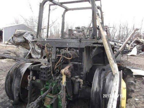 Used John Deere 7410 Tractor parts.