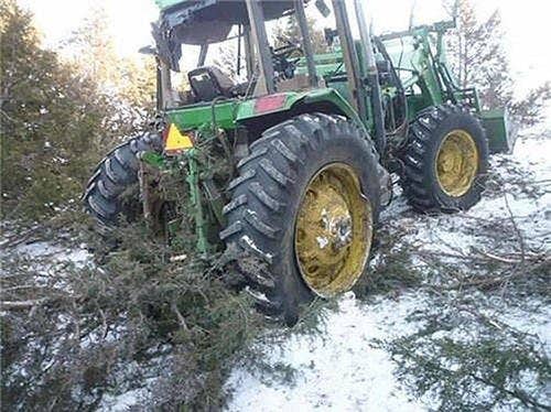 2001 Used John Deere 7410 Tractor parts.