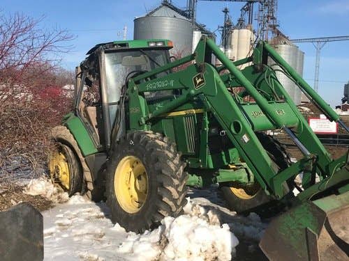 Used John Deere 7410 Tractor parts.