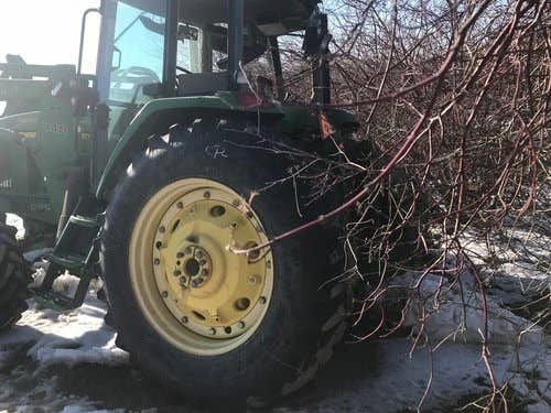 Used John Deere 7410 Tractor parts.