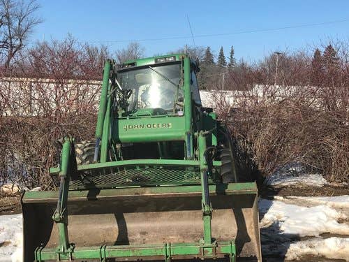 Used John Deere 7410 Tractor parts.