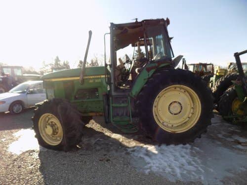Used John Deere 7410 Tractor parts.