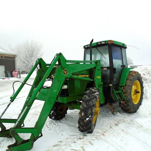 Used John Deere 7410 Tractor parts.