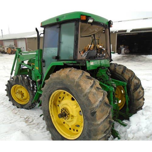 Used John Deere 7410 Tractor parts.