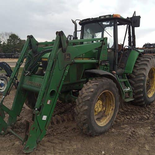 Used John Deere 7410 Tractor parts.