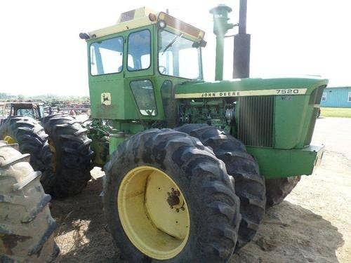 Used John Deere 7520 Tractor parts.