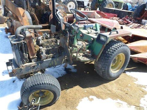 Used John Deere 755 Tractor parts.