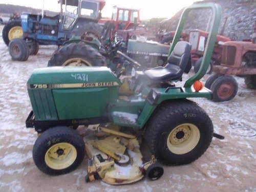 Used John Deere 755 Tractor parts.