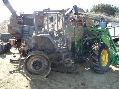 1994 Used John Deere 7600 Tractor parts.