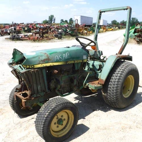 Used John Deere 770 Tractor parts.