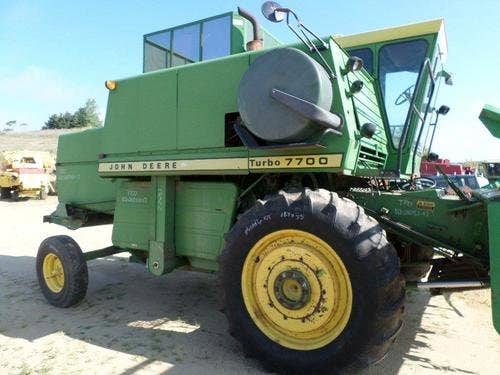 Used John Deere 7700 Combine parts.