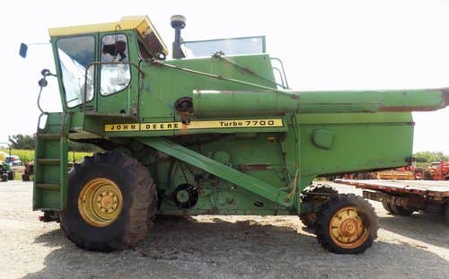 Used John Deere 7700 Combine parts.