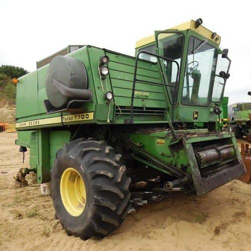 Used John Deere 7700 Combine parts.