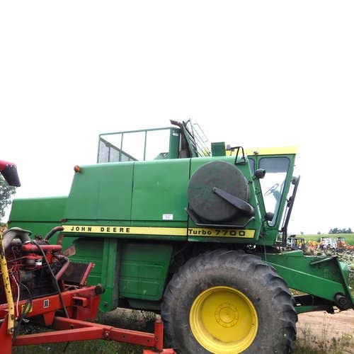 Used John Deere 7700 Combine parts.