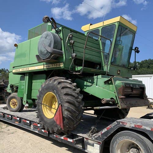 Used John Deere 7700 Combine parts.