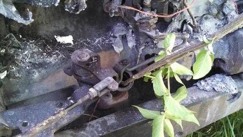 Used John Deere 7700 Tractor parts.