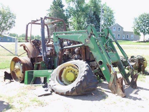 Used John Deere 7700 Tractor parts.