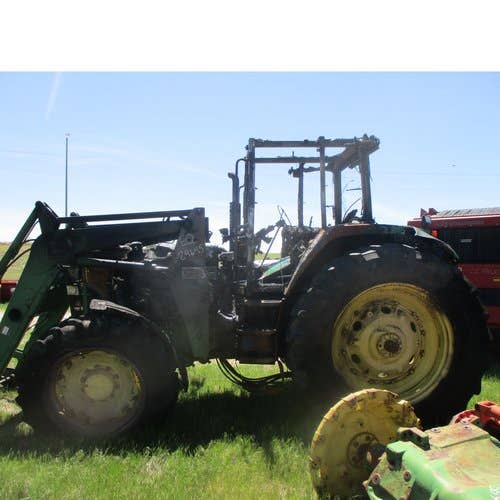 Used John Deere 7710 Tractor parts.