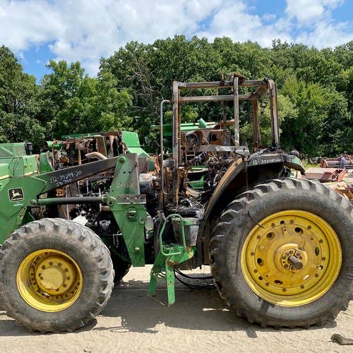 Used John Deere 7710 Tractor parts.