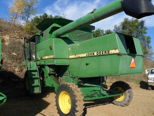 Used John Deere 7720 Combine parts.