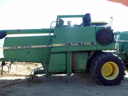 Used John Deere 7720 Combine parts.