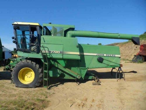 Used John Deere 7720 Combine parts.