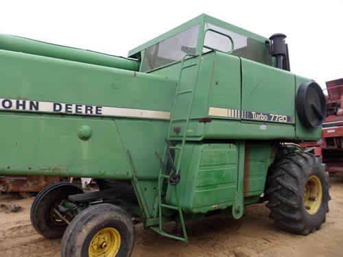 Used John Deere 7720 Combine parts.